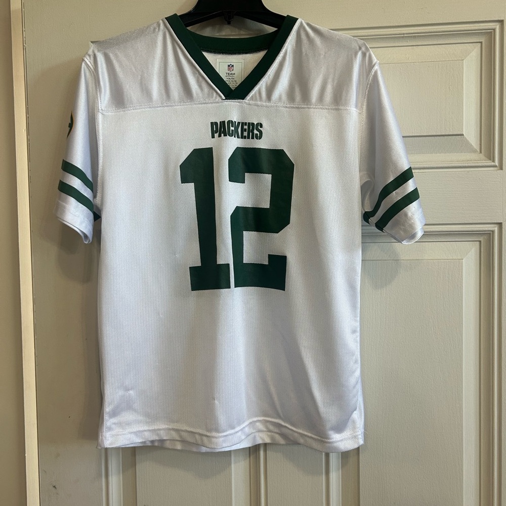 Aaron Rodger’s Green Bay Packers White Jersey